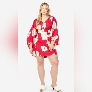 TANYA TAYLOR Loretta Dress Pink and Cream Size 18